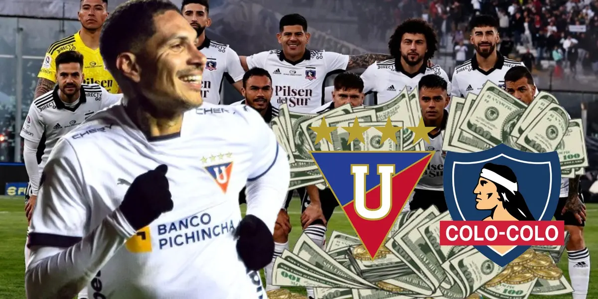 En LDU ganaba $40 mil y la remuneración que tendría Paolo Guerrero de llegar a Colo Colo