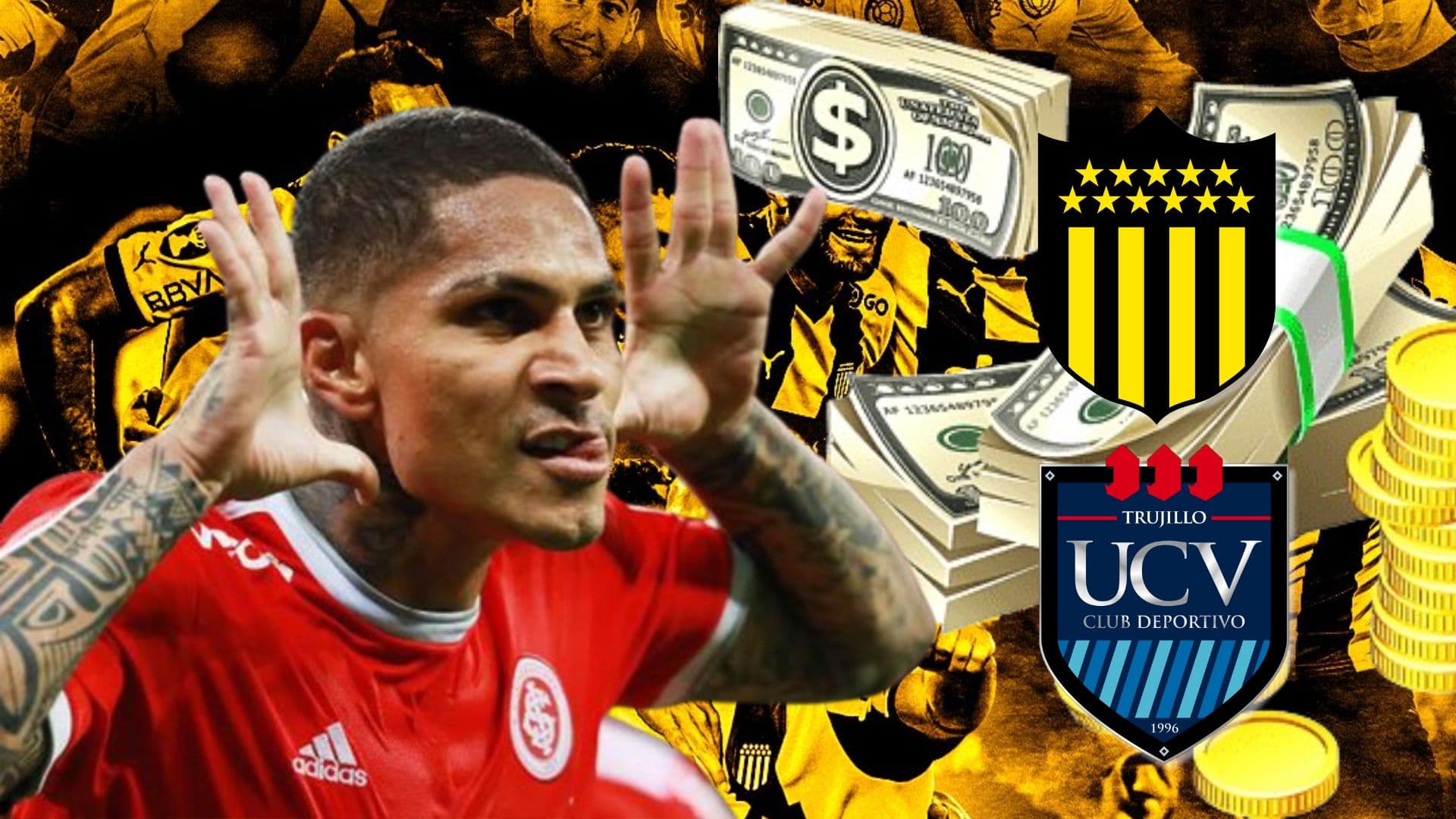 En Vallejo iba a ganar $120 mil y el salario que tendría Guerrero en Peñarol