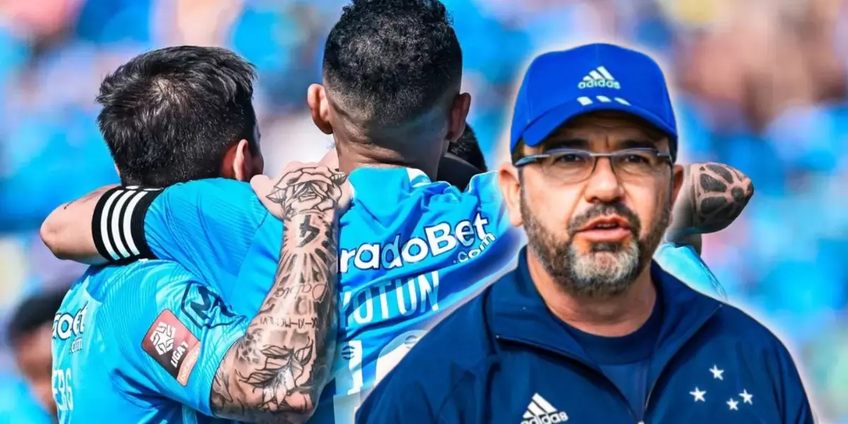 Enderson Moreira con Sporting Cristal de la Liga 1.