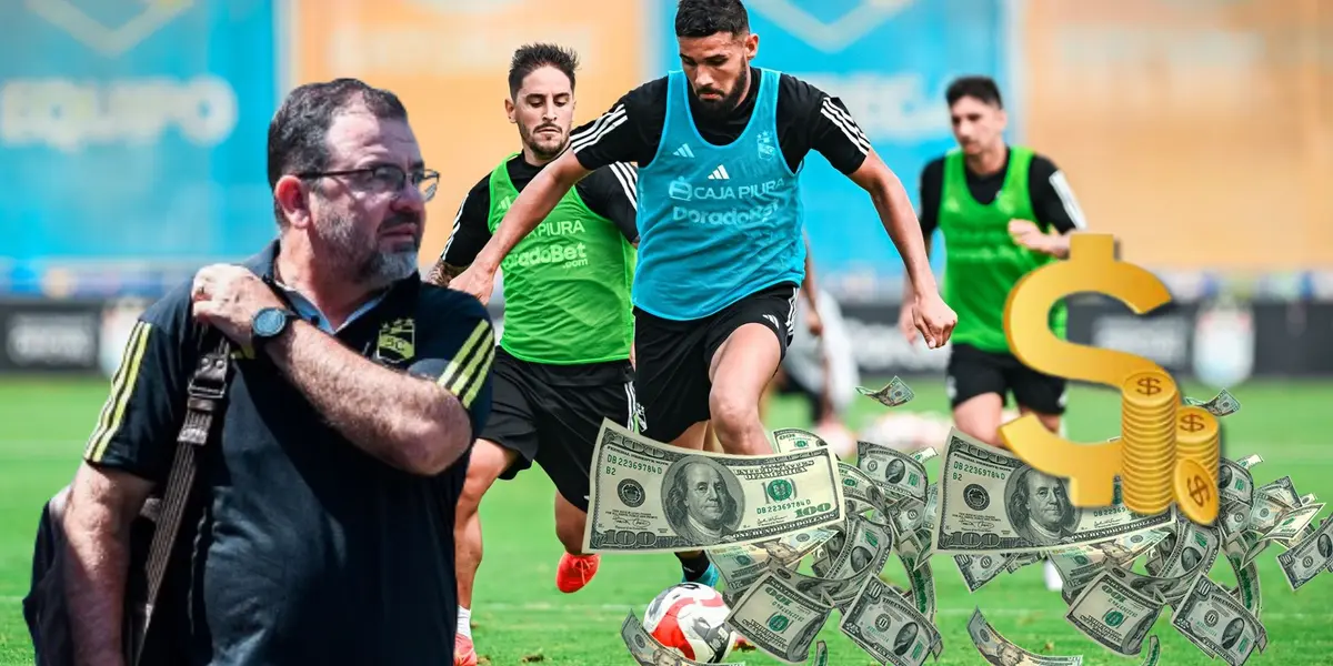 Enderson Moreira viendo los entrenamientos de sus jugadores en La Florida