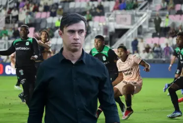 Entrenador de Atlético Nacional calificó el juego de la U tras empate en Miami