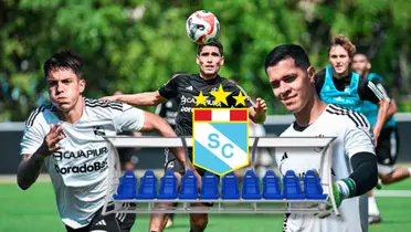 Entrenamiento de Sporting Cristal con las presencias de Ávila, González y Solís