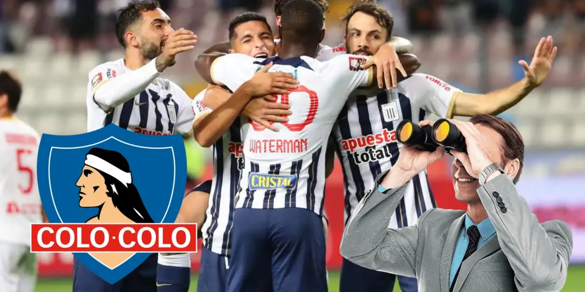 Equipo de Alianza Lima celebrando gol
