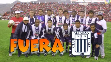 Equipo titular de Alianza Lima durante la temporada 2001