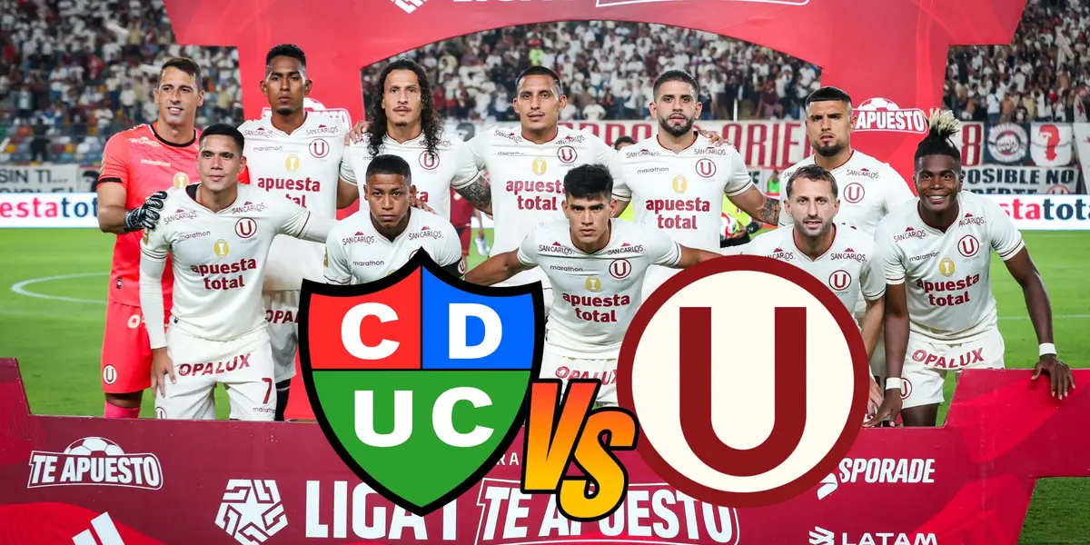 Equipo titular de Universitario de Deportes en la Liga 1