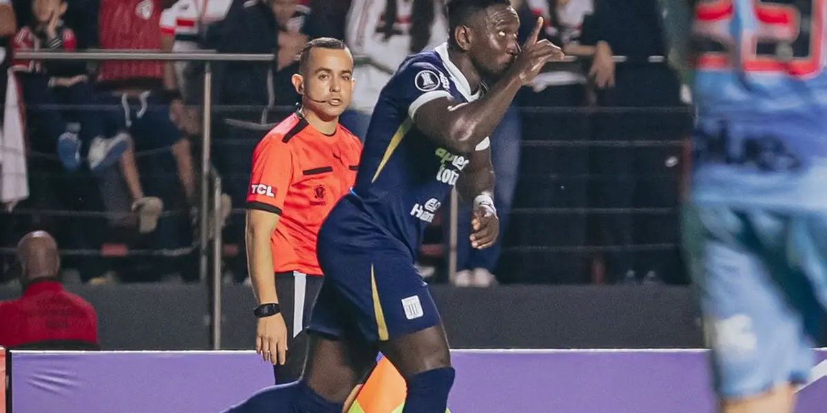 Eryc Castillo celebrando (Foto: Alianza Lima).