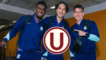 Eryc Castillo, Paolo Guerrero y Fernando Gaibor (Foto: Alianza Lima).