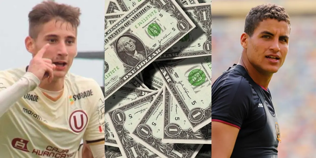 Esta es la diferencia salarial entre los delanteros Alexander Succar y Tiago Cantoro en Universitario