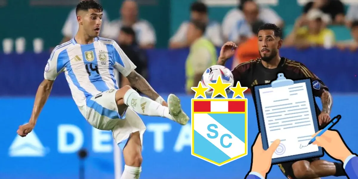 Exequiel Palacios - Sergio Peña (Foto: Conmebol)