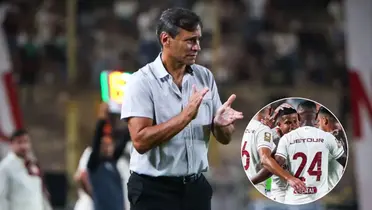 Fabián Bustos aplaudiendo (Foto: Universitario de Deportes)