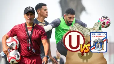 Fabián Bustos - Christopher Olivares - Matías Di Benedetto (Foto: Club Universitario de Deportes)