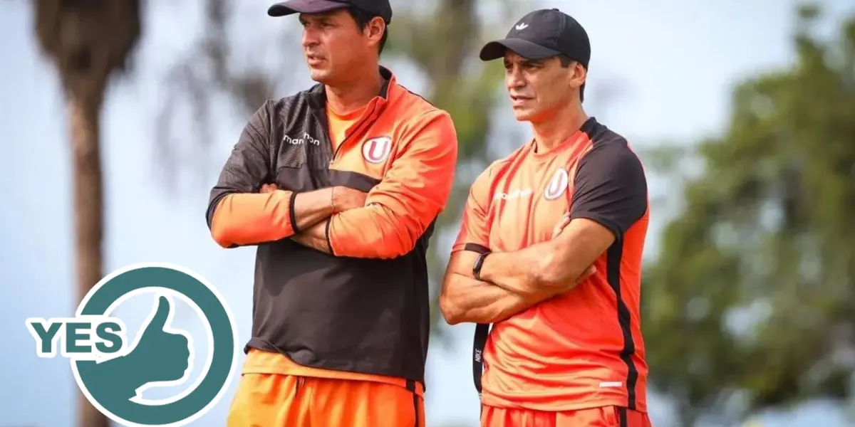 Fabián Bustos en los entrenamientos de la U (Fuente: Universitario)