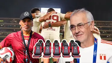 Fabián Bustos - Jorge Fossati (Foto: Infobae)