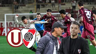 Fabián Bustos - Marcelo Gallardo (Foto: X de A Presión)