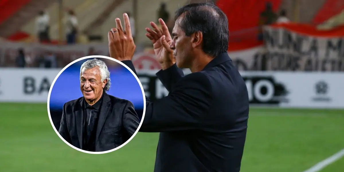 Fabián Bustos - Néstor Gorosito (Foto: X de la Liga 1)