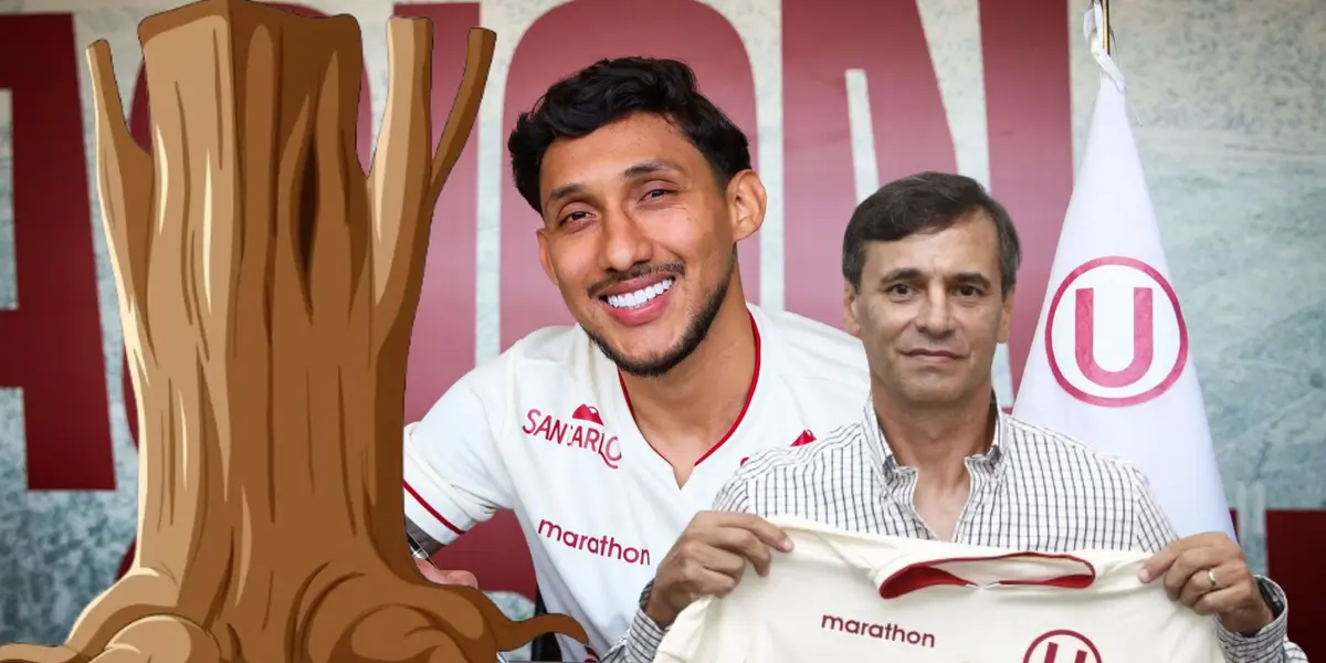 Fabián Bustos observando detenidamente a Canchita Gonzáles