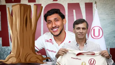 Fabián Bustos observando detenidamente a Canchita Gonzáles