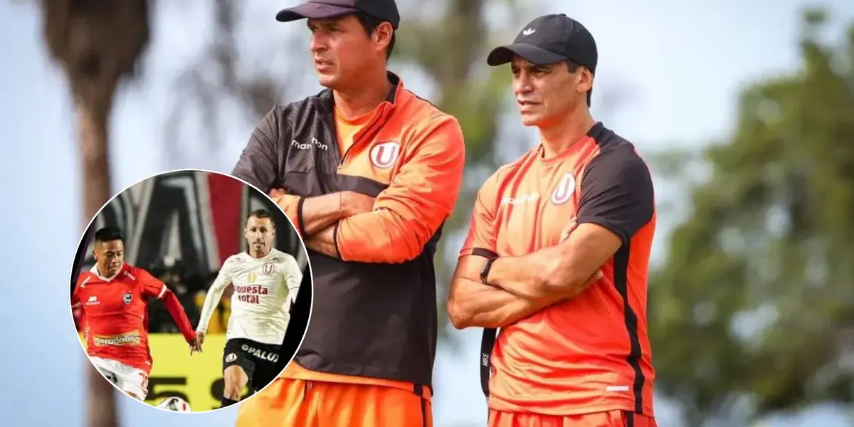 Fabián Bustos viendo los entrenamientos (Foto: Universitario)