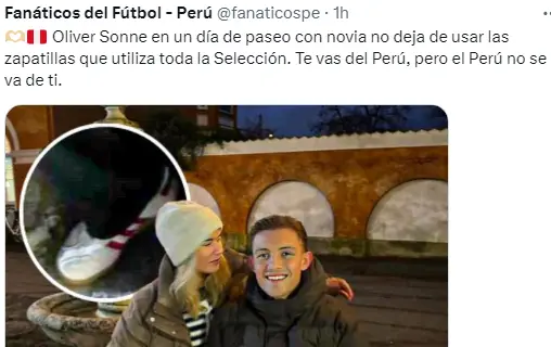 Oliver Sonne no se olvida del Perú 