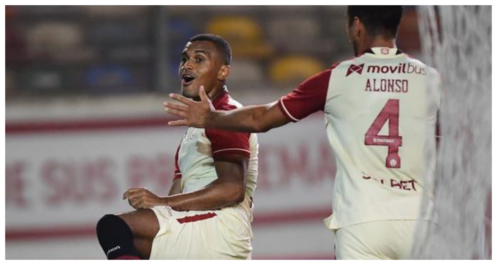 Federico Alonso y Nelinho Quina. FOTO: Peru.com
