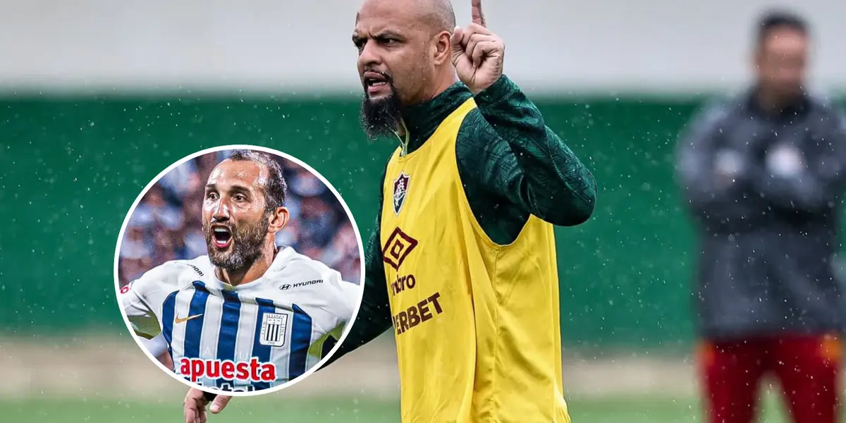 Felip Melo y Hernán Barcos (Foto: Instagram)