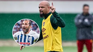 Felip Melo y Hernán Barcos (Foto: Instagram)