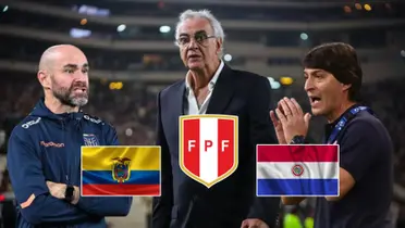 Félix Sánchez - Jorge Fossati - Daniel Garnero (Foto: RPP)