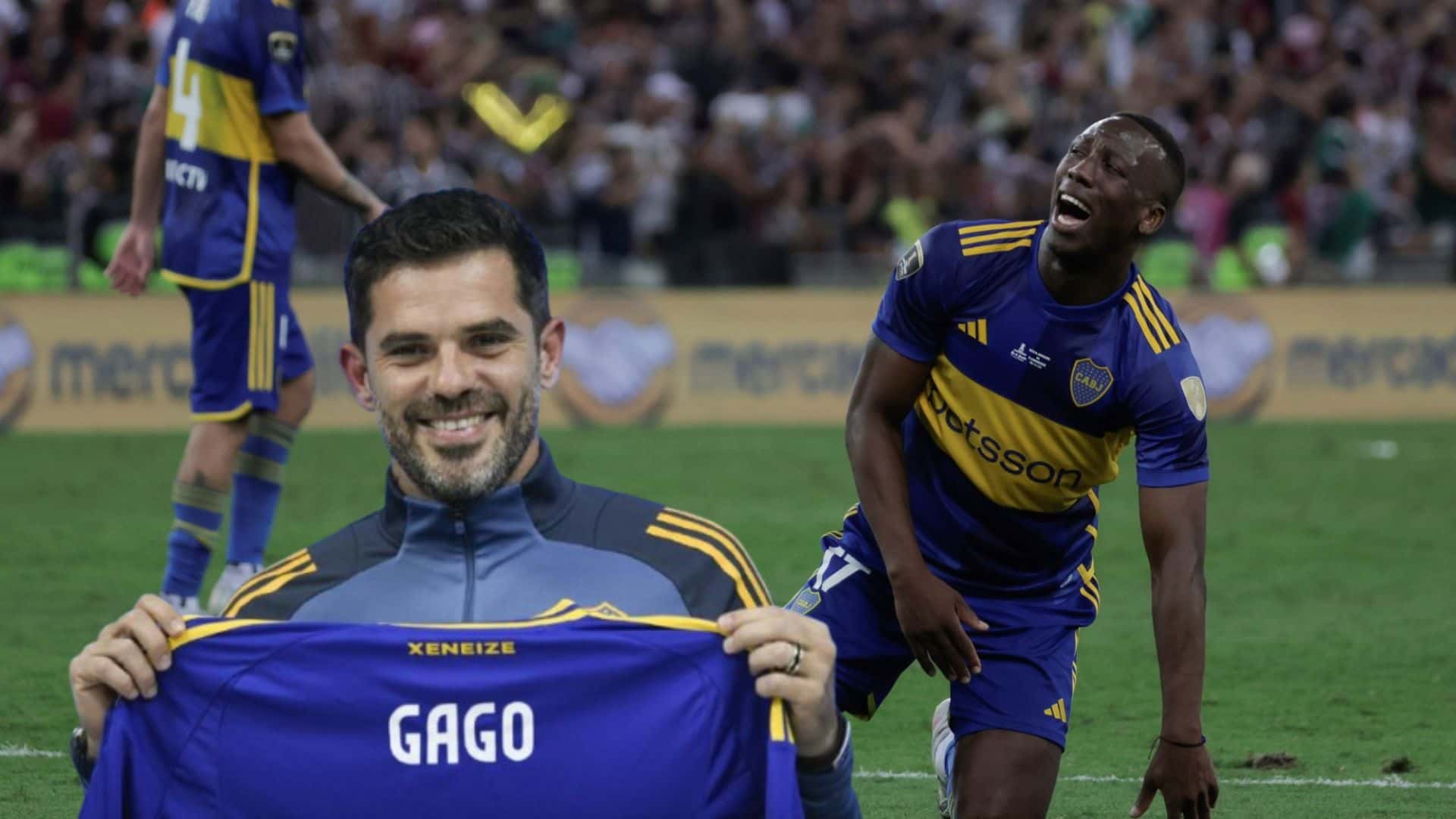 Fernando Gago - Luis Advíncula (Foto: Boca Juniors)