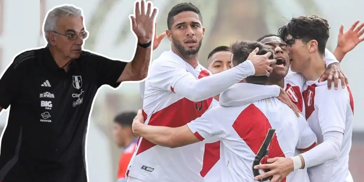 Fossati despidiéndose y la Selección Peruana celebrando (Foto: Selección Peruana)