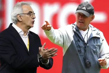 Fossati y Reynoso como técnicos de la Bicolor.