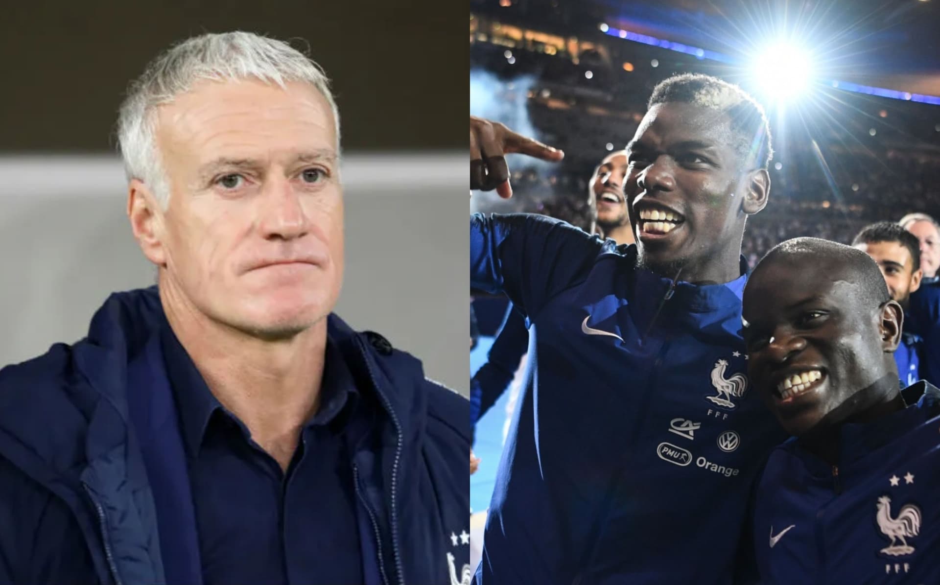 Francia se quedó sin sus mediocampistas titulares, por lo que Deschamps deberá meter mano dura