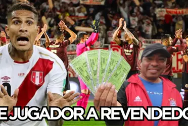 Fue un reconocido futbolista, pero ahora se dedica a revender entradas