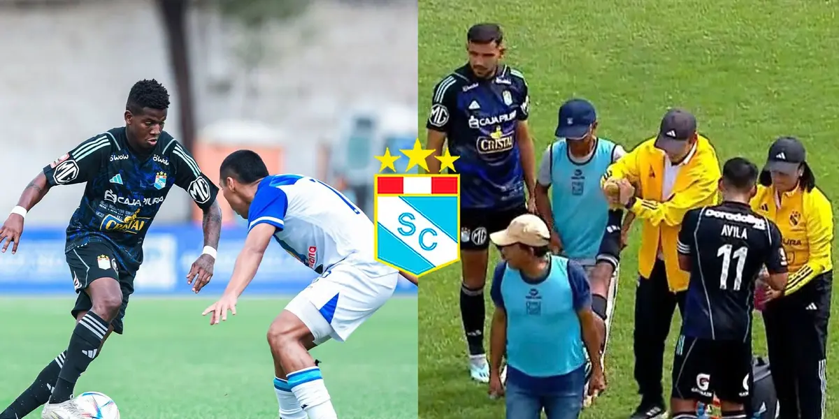 Futbolista celeste salió lesionado ante Alianza Atlético de Sullana