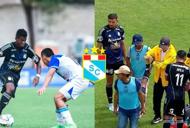 Futbolista celeste salió lesionado ante Alianza Atlético de Sullana 