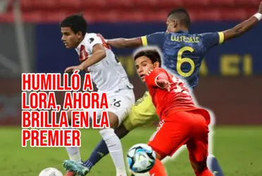 Futbolista la rompe en la Premier League, tras haberse banqueteado a la Selección Peruana