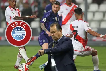 Futbolista peruano brilla en Europa, pero Reynoso no lo hace jugar. 