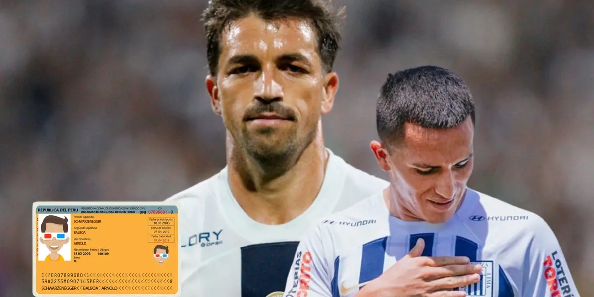 Gabriel Costa mirando a Christian Neira