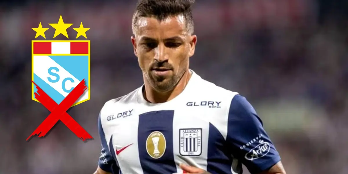 Gabriel Costa vistiendo la camiseta de Alianza Lima