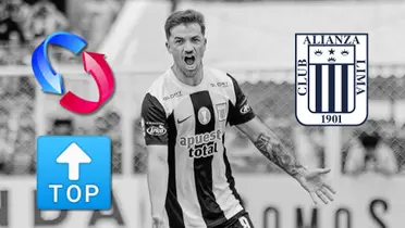 Gabriel Costa vistiendo la camiseta de Alianza Lima
