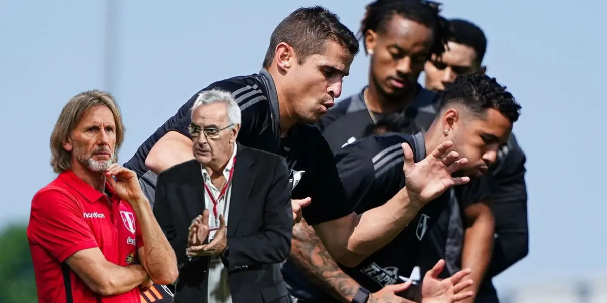 Gareca, Fossati, Corzo, Peña, Carrillo y López (Foto: La Bicolor)