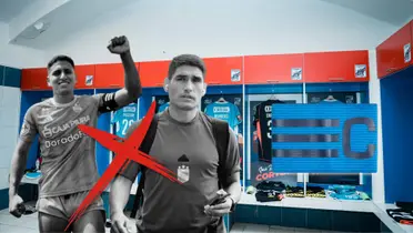 Gianfranco Chávez e Irven Ávila en el vestuario de Sporting Cristal