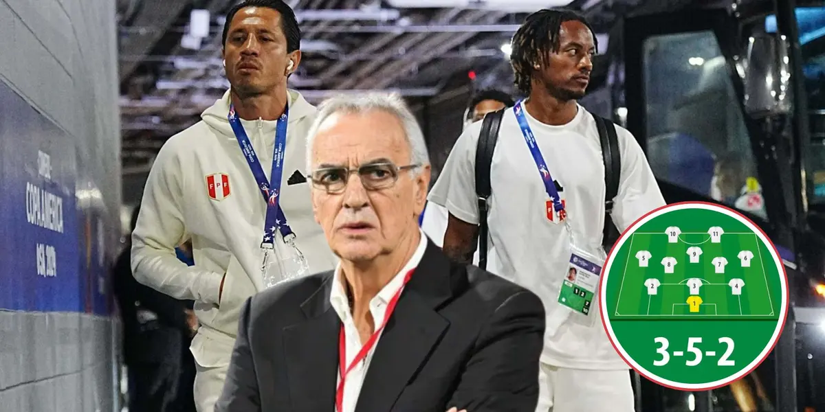 Gianluca Lapadula, André Carrillo y Jorge Fossati (Foto: La Bicolor)