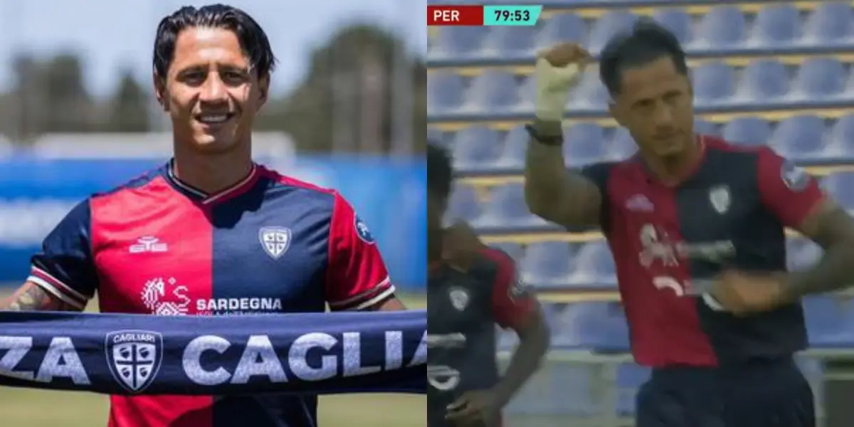 Gianluca Lapadula anotó su primer gol en competiciones oficiales con Cagliari