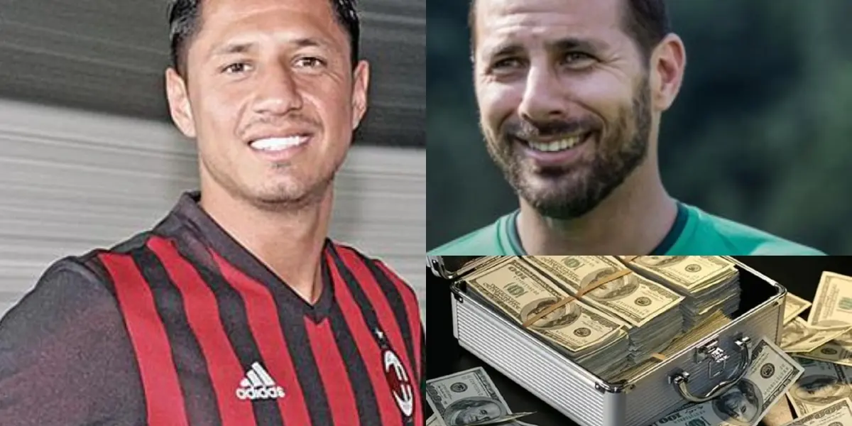 Gianluca Lapadula con su primer gran salario en el AC Mila, que bordeaba los 60 mil USD mensuales, ayudó económicamente a su entorno familiar.