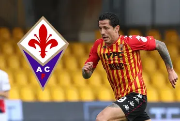 Gianluca Lapadula descendió con el Benevento en Italia, pero de manera sorpresiva la Fiorentina le da una gran noticia al peruano.