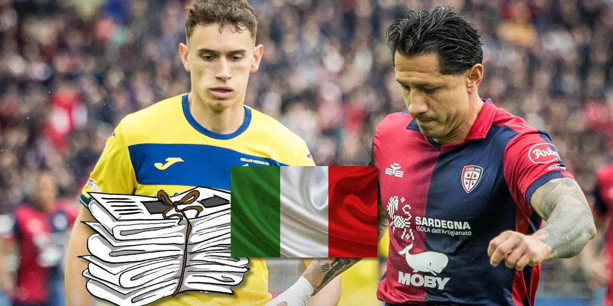 Gianluca Lapadula enfrentando a Verona el día de hoy en la Serie A