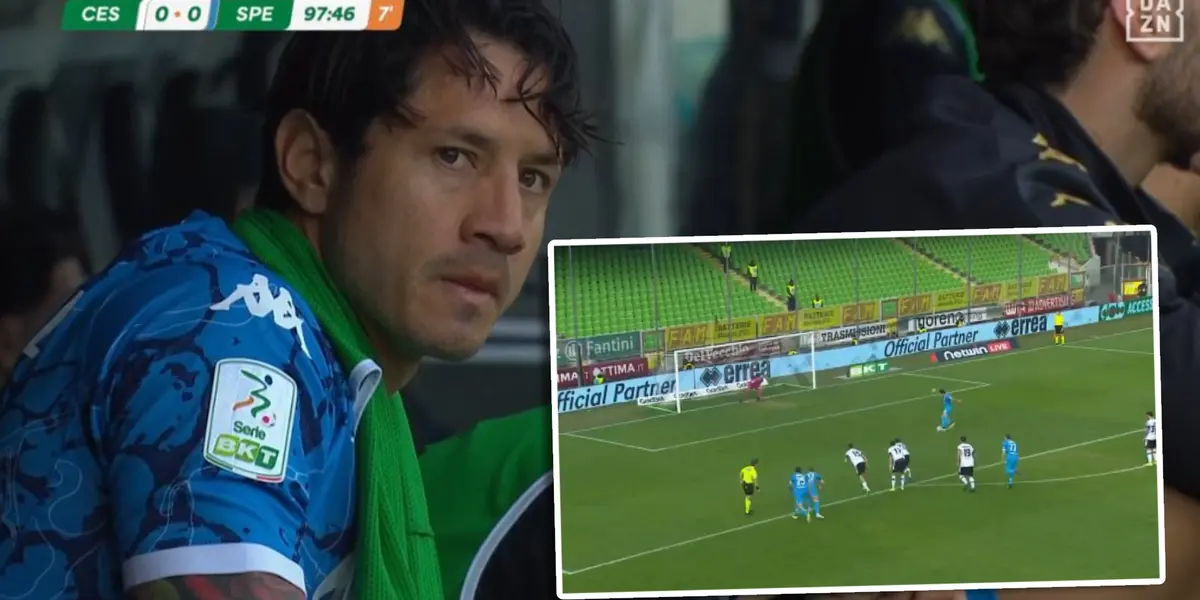 Gianluca Lapadula (Foto: Captura DAZN).