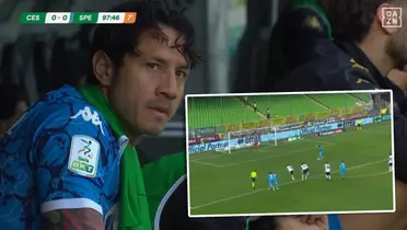 Gianluca Lapadula (Foto: Captura DAZN).