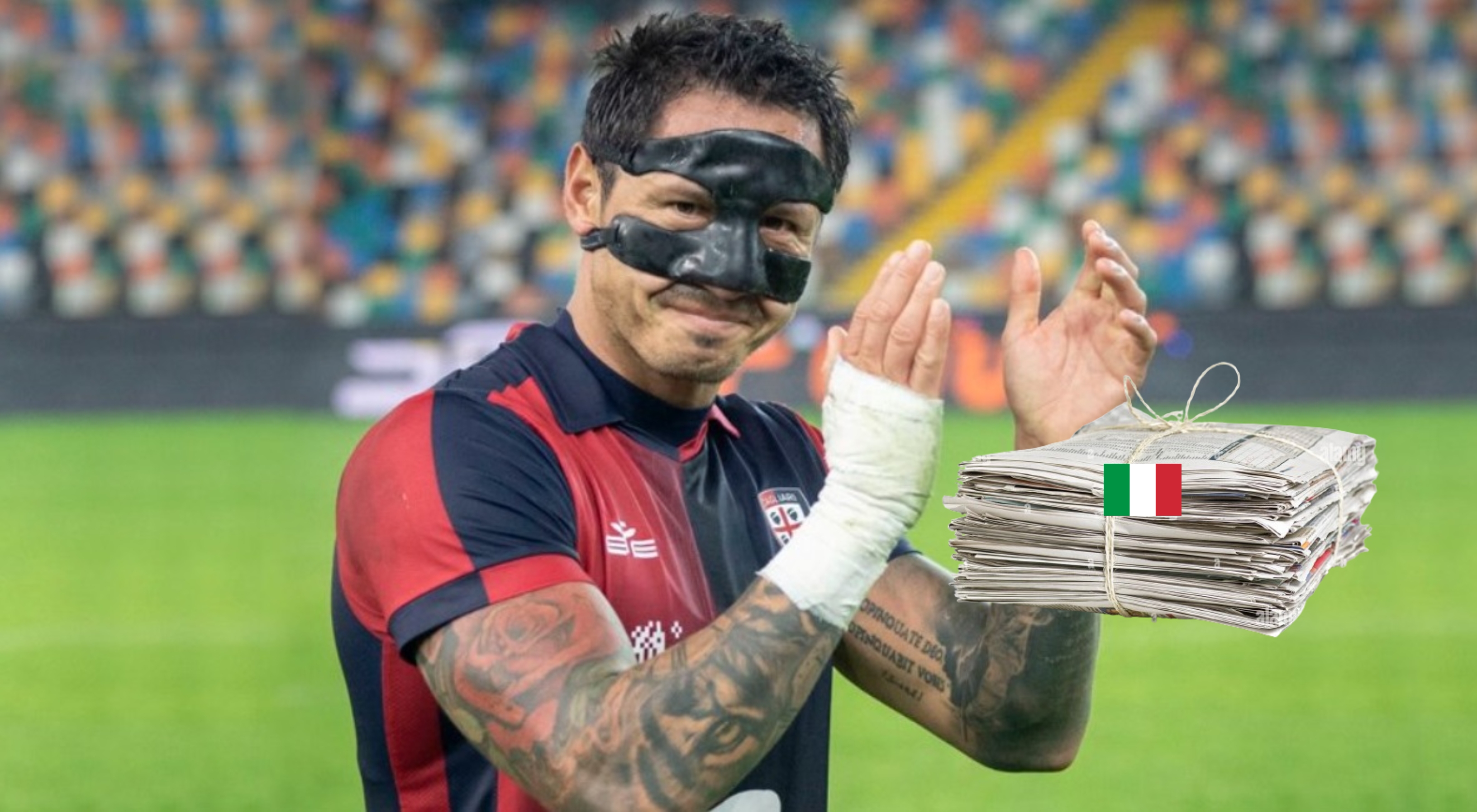 Gianluca Lapadula vio acción ante Napoli