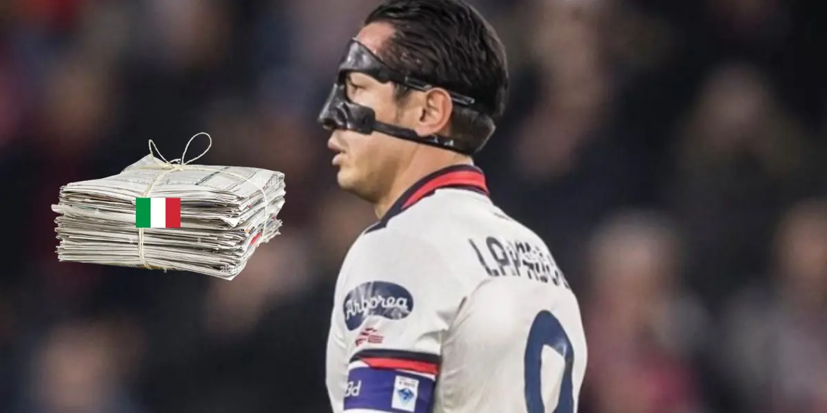 Gianluca Lapadula vio acción con el Cagliari.